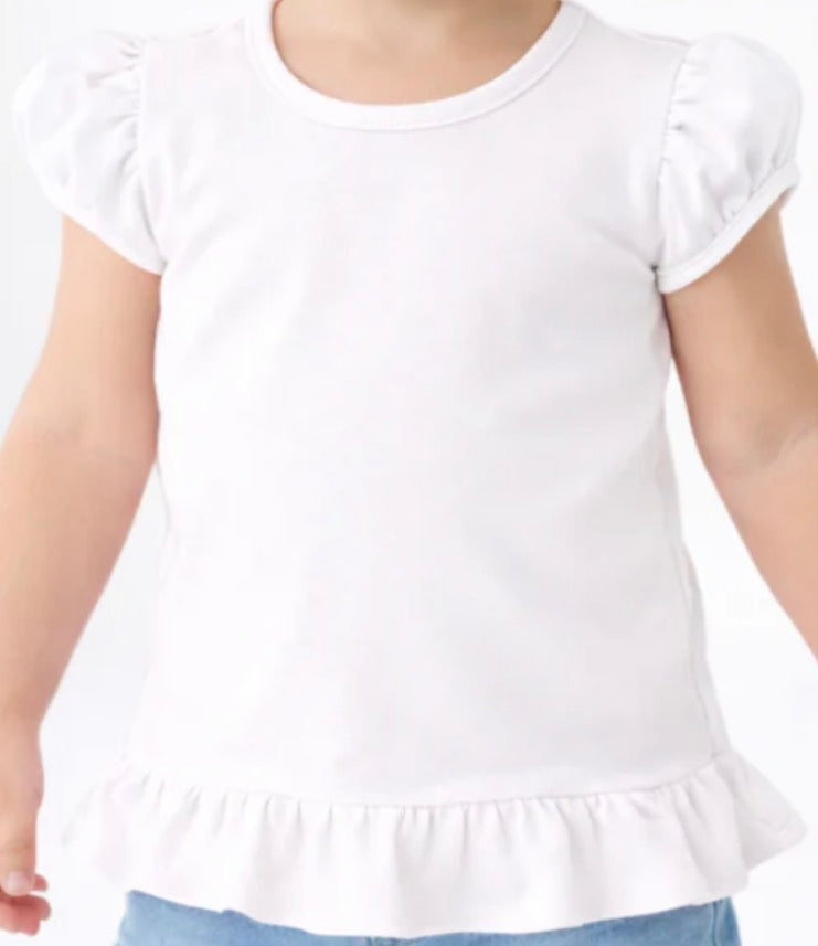 Beachy Custom Name - RUFFLE TEE