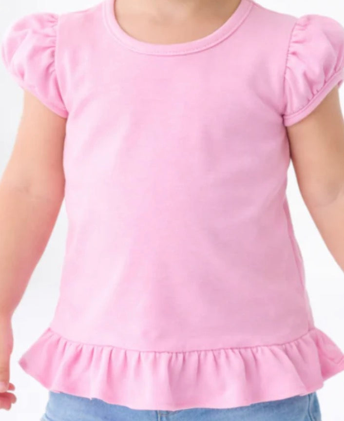 Shells - Custom Name - Ruffle Tee