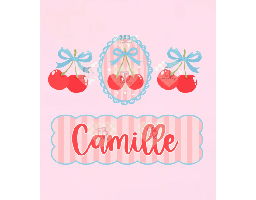 Custom Name - Cherrys - BUBBLE